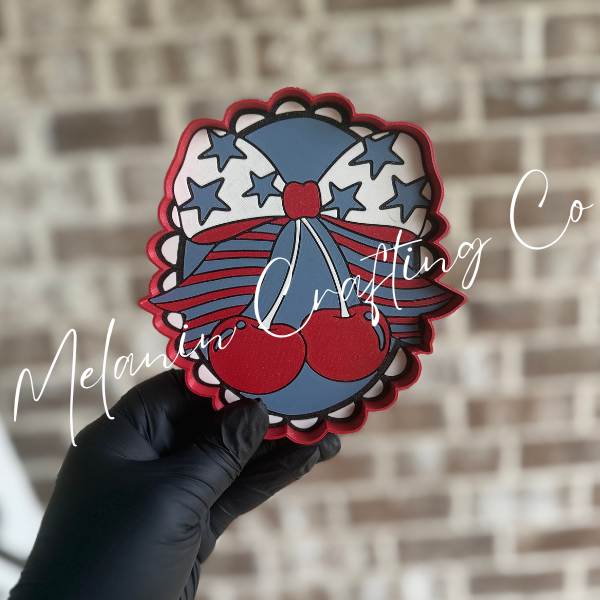 Cherry Flag Trinket Tray
