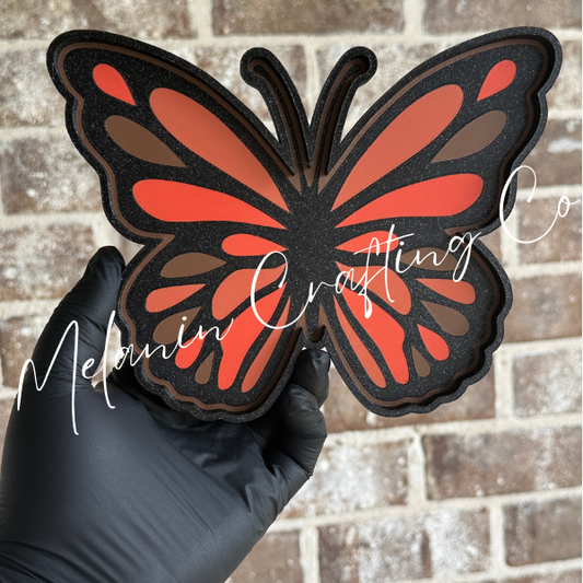 Brown Butterfly Trinket Tray