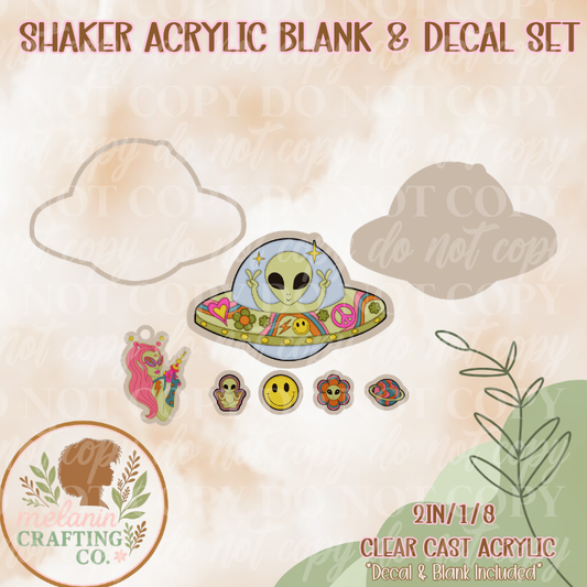 Out Of This World Acrylic Blank & Shaker Set