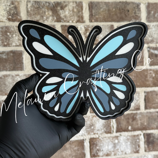 Blue Butterfly Trinket Tray