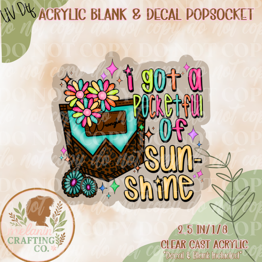 Pocketful of Sunshine UV DTF Acrylic Blank Set