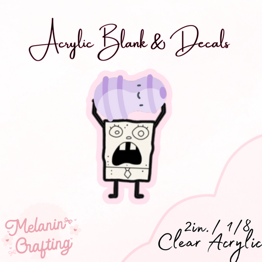 Me Hoy Minoy Birth Ball Acrylic Blank & Decal Set