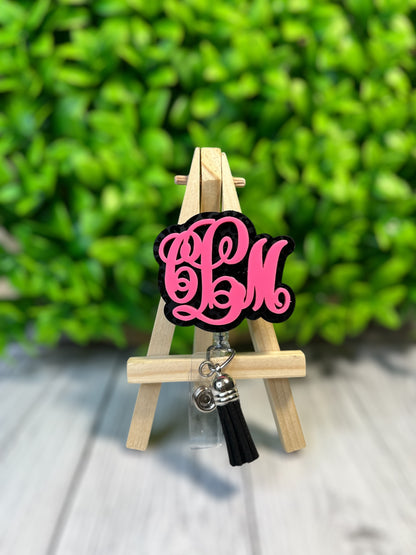 Monogram Name Tag