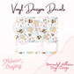 Honey Bees Horizontal Vinyl Decal