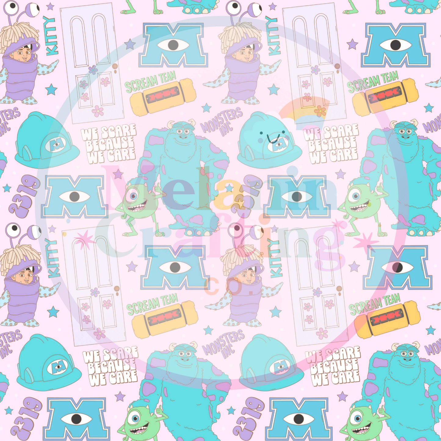 Scare Because We Care 6x6 Adhesive Vinyl