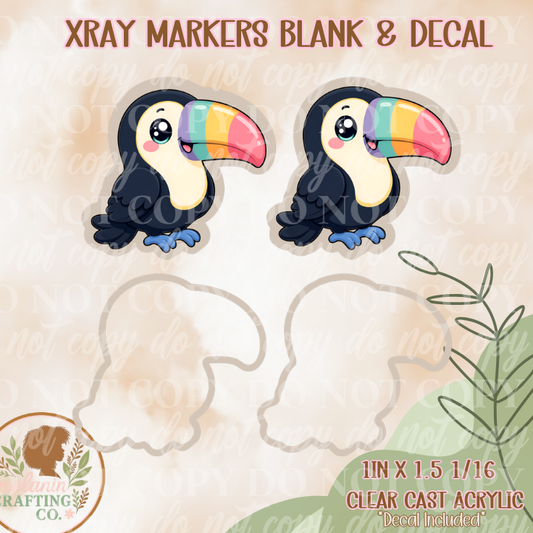 Toucan X-Ray Markers (Decal Included)