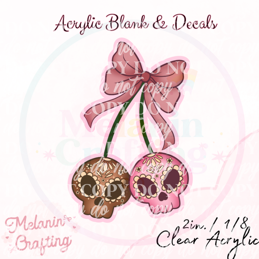Talavera Skull Blank & Decal Set