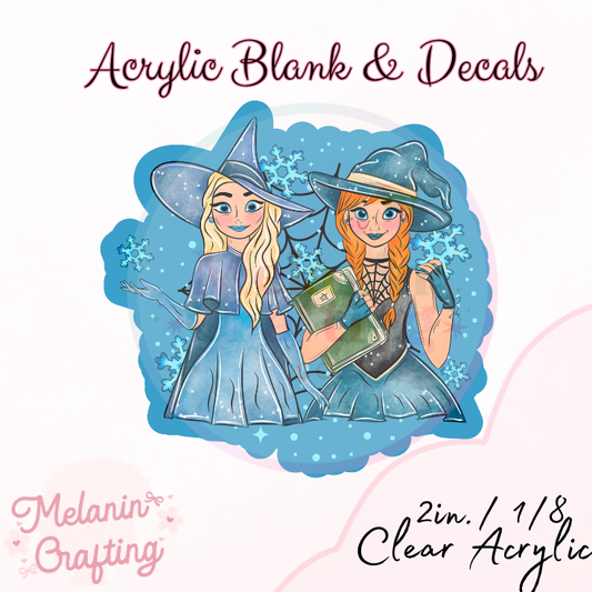 Want To GO Hexing? Acrylic Blank & Decal Set