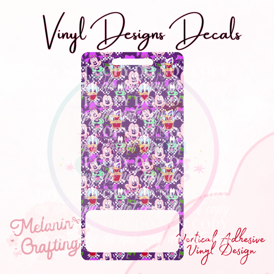 Spooky Friends Vertical Vinyl Decal