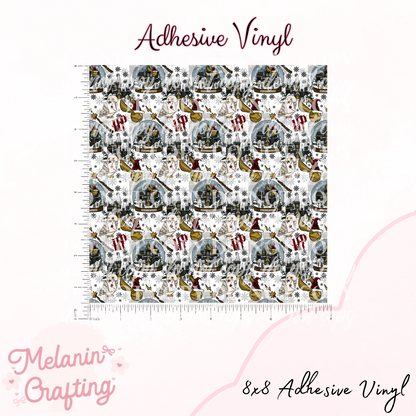 Xmas At Hogwarts Adhesive Vinyl