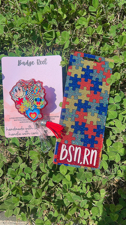 Retro Autism Badge Set