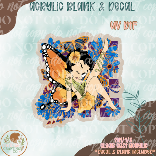 Woodland Betty UV DTF Acrylic Blank Set