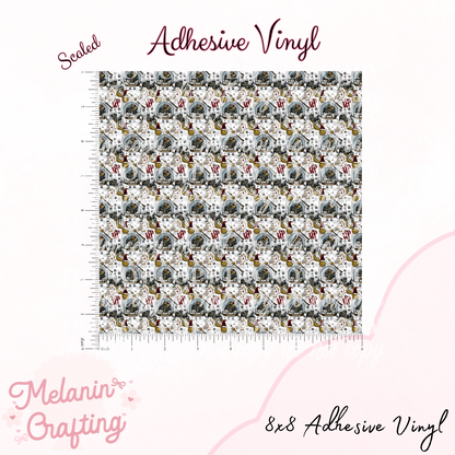 Xmas At Hogwarts Adhesive Vinyl