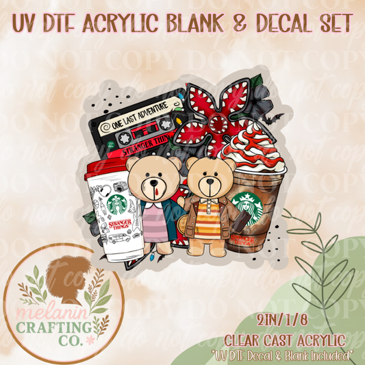 One Last Adventure UV Dtf Acrylic Blank & Decal Set