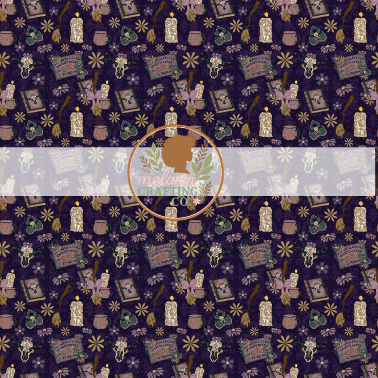 Floral Hedge Witch 12x12 Adhesive Vinyl