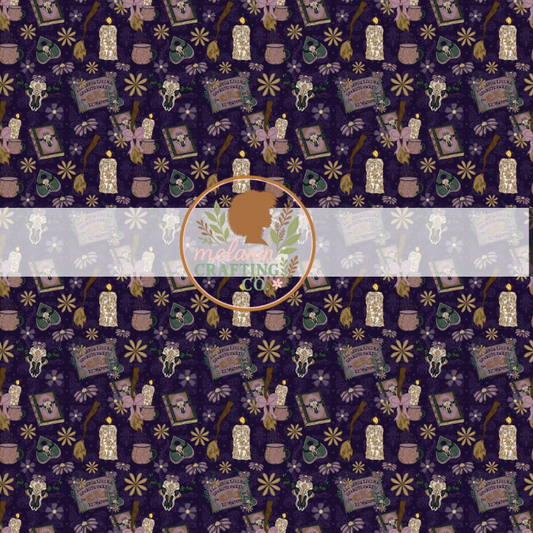 Floral Hedge Witch 12x12 Adhesive Vinyl