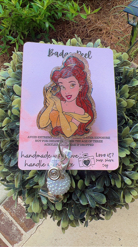 Princess Belle Badge Reel