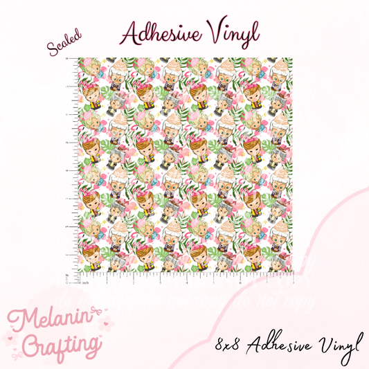 Golden Christmas  Adhesive Vinyl