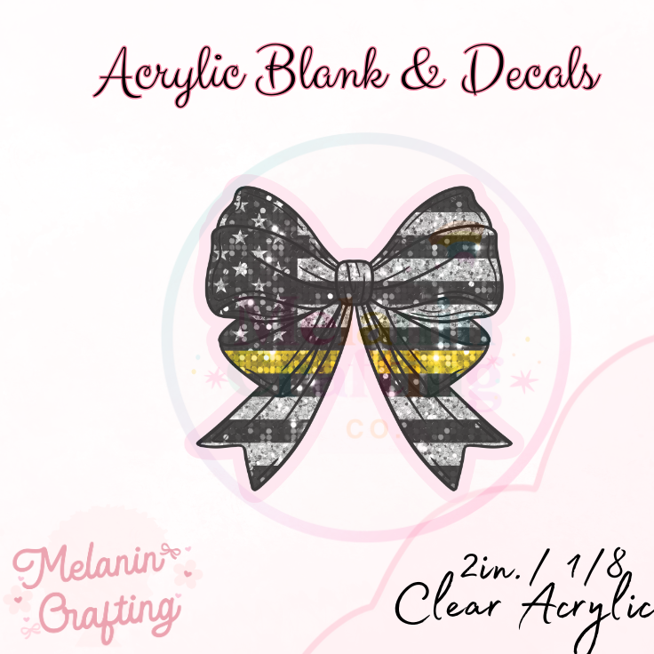 Dispatcher Bow Acrylic Blank & Decal Set