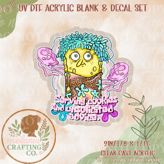 Unsolicited Advice  UV DTF Acrylic Blank Set