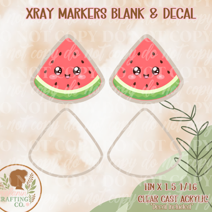 Watermelon X-Ray Markers (Decal Included)