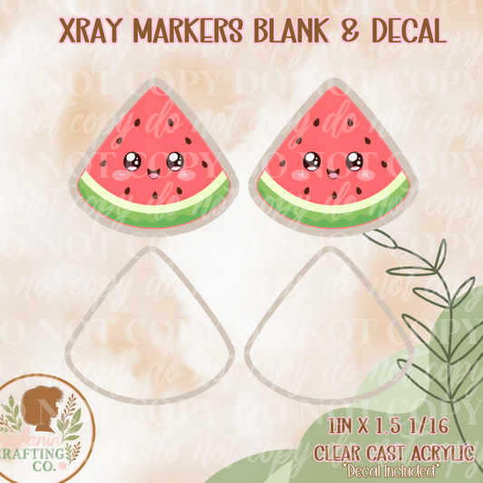 Watermelon X-Ray Markers (Decal Included)