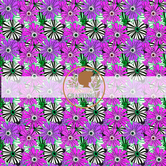 Juice Is Loose Flower 12x12 Adhesive Vinyl