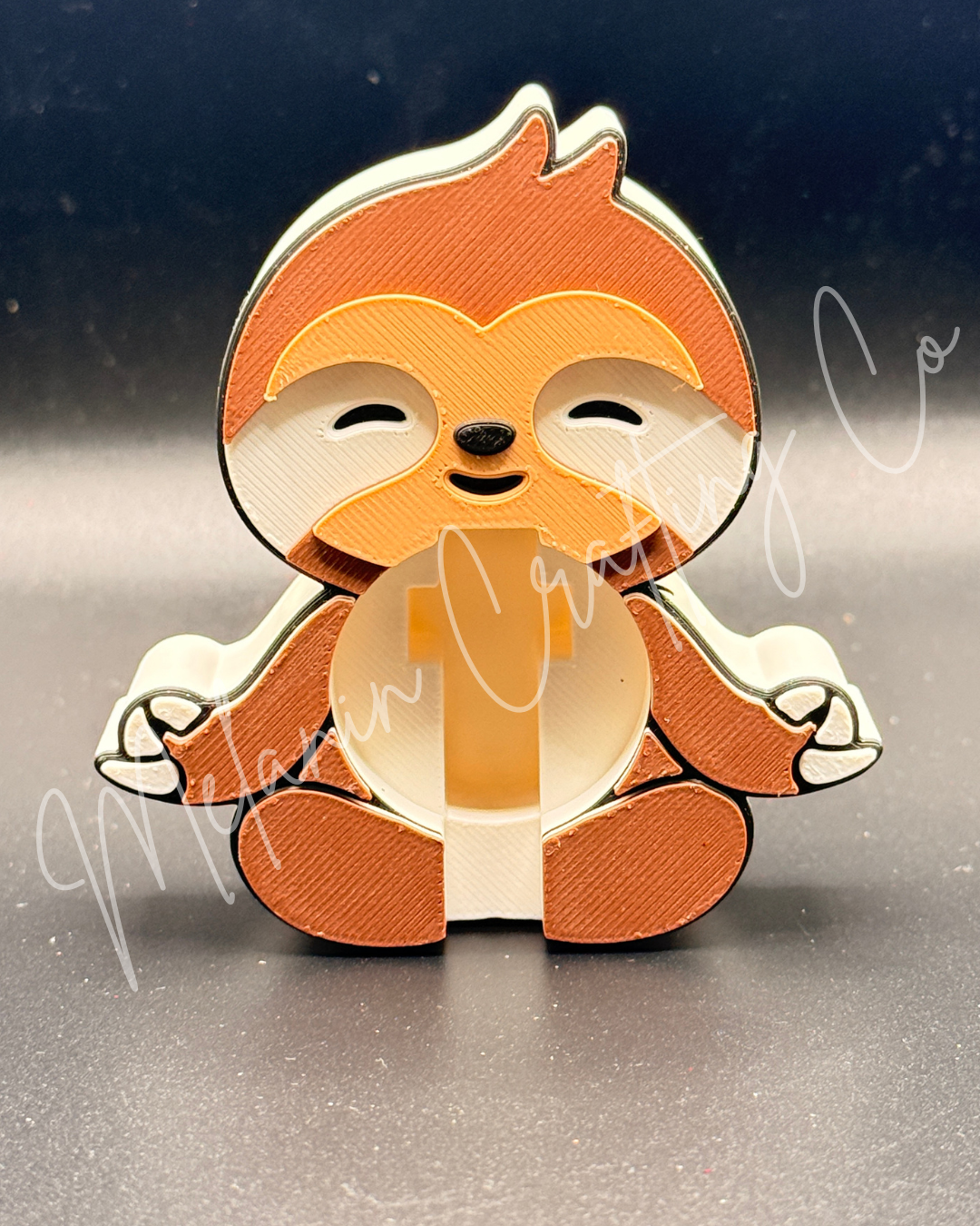 Sloth 3D Badge Holder