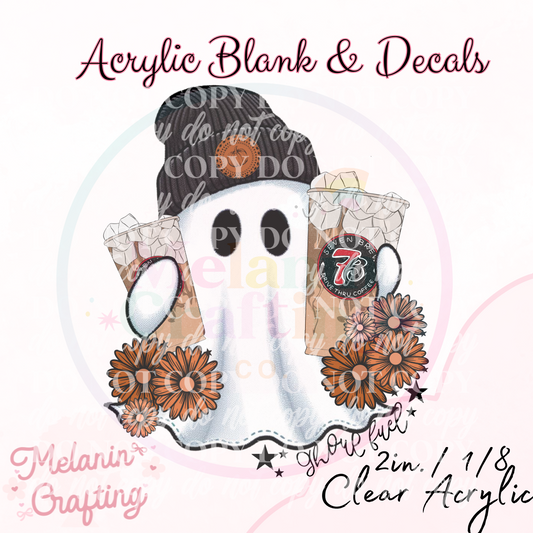 Ghost Seven Brew Acrylic Blank & Decal Set