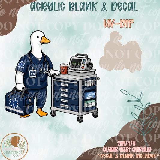 RN Goose UV DTF Acrylic Blank Set