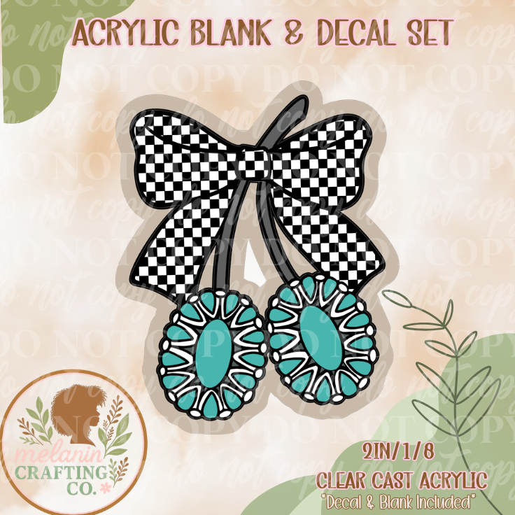 Dolly Dangles Acrylic Blank & Decal Set