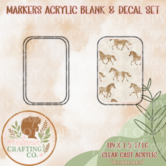 Wild Horses X-Ray Markers Decal Included)