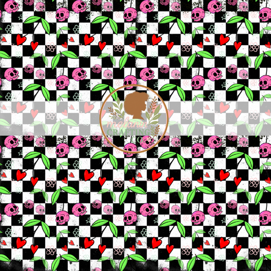 Skellie Cherries 12x12 Adhesive Vinyl
