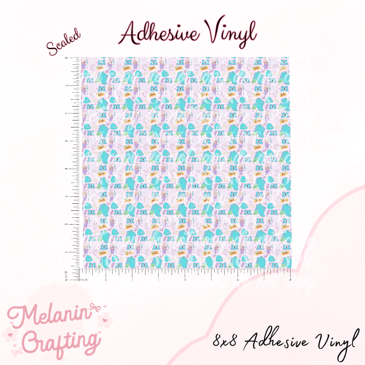 Scare Monsters Adhesive Vinyl