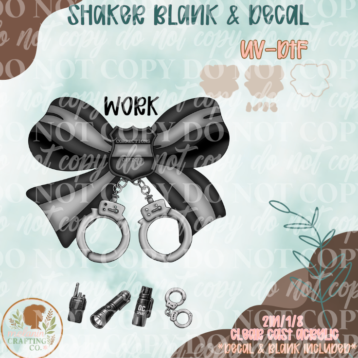 Work Correctional UV Dtf Shaker Set