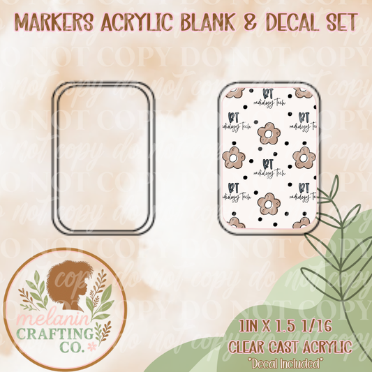 RT Flowers X-Ray Markers Decal Included)