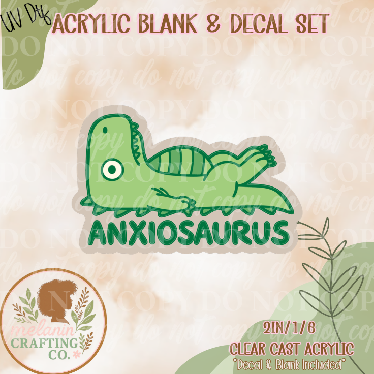 Anixosaurus UV Dtf Acrylic Blank Set