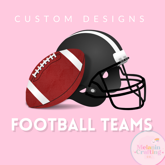 CUSTOM FOOTBALL DECAL & BLANKS