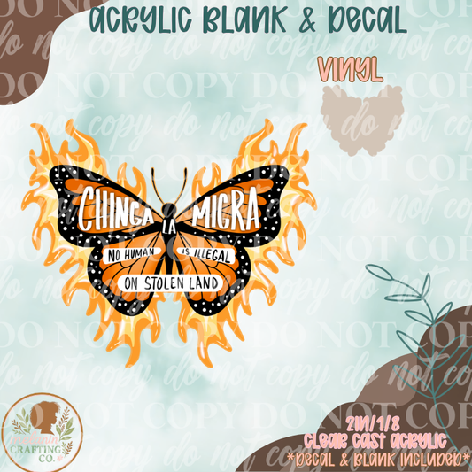 CLM  Acrylic Blank & Decal Set