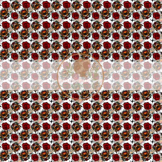 Fire Butterfly 12x12 Adhesive Vinyl