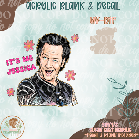 It's Me ! UV DTF Acrylic Blank Set