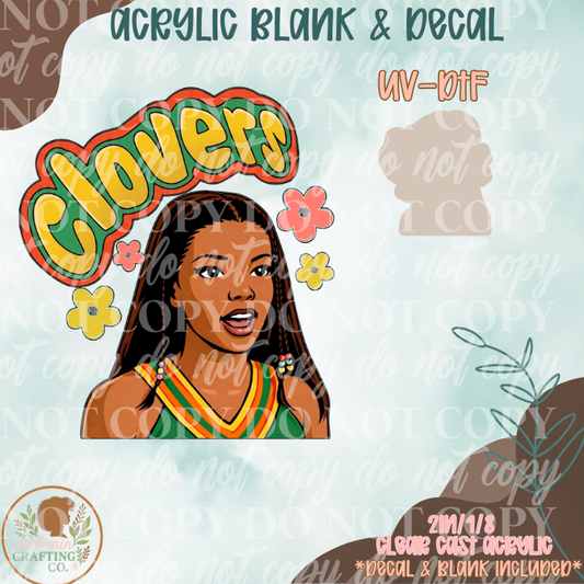 Clovers UV DTF Acrylic Blank Set