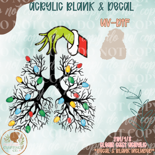 Festive Lung UV DTF Acrylic Blank Set
