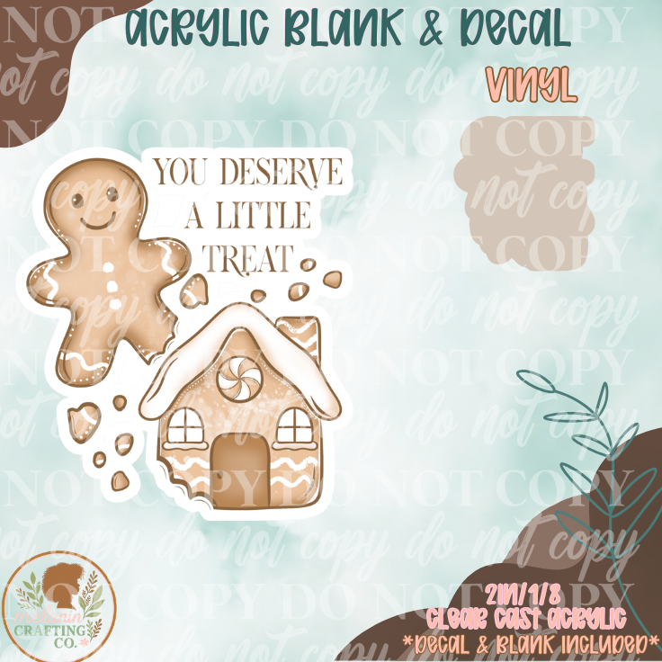 Little Treat Acrylic Blank & Decal Set