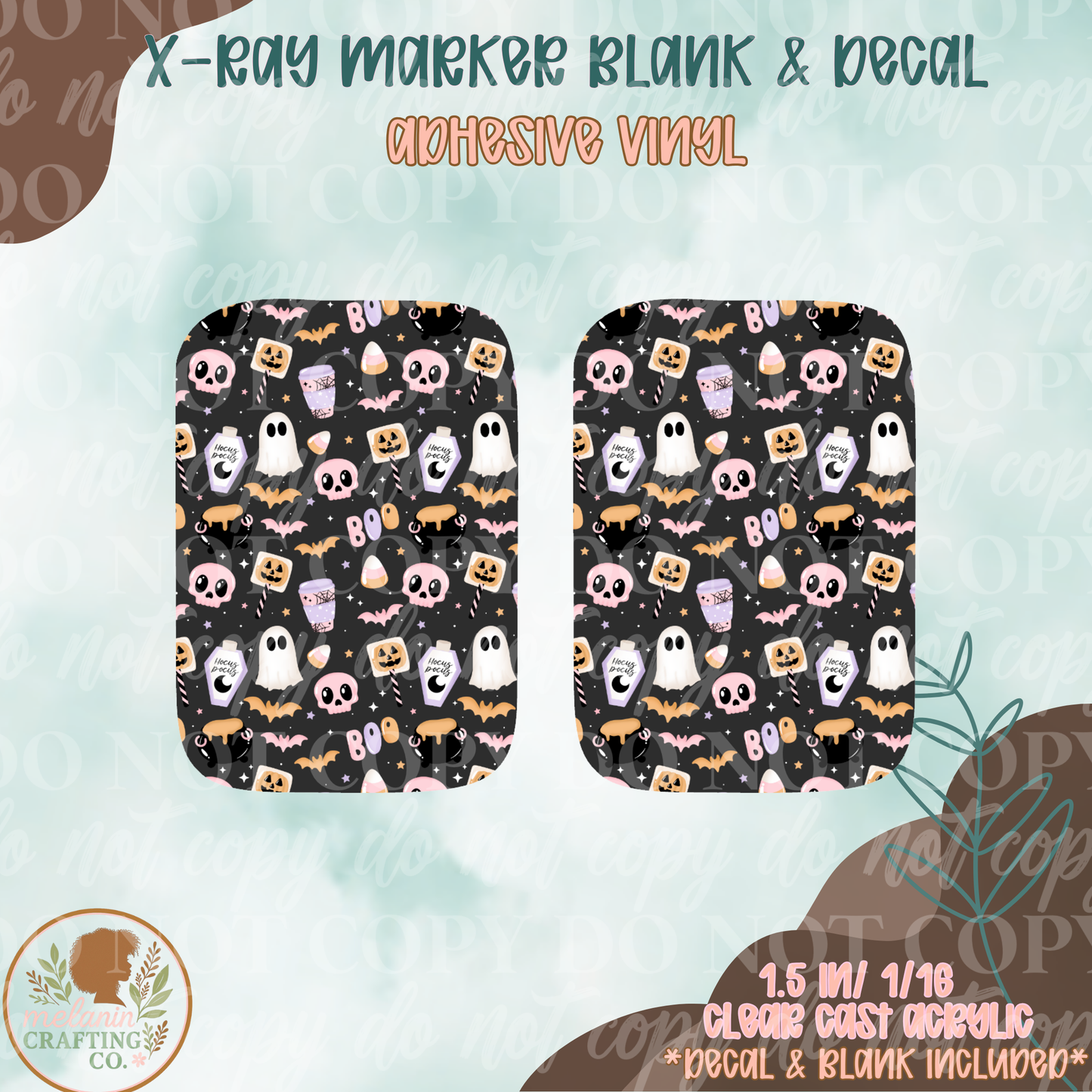 Pastel Spooky Candy Xray Markers (Decal Included)