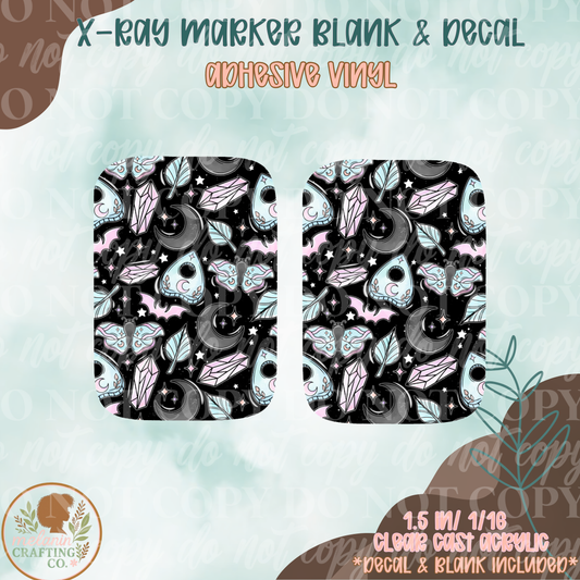 Pastel Ouija  X-Ray Markers (Decal Included)