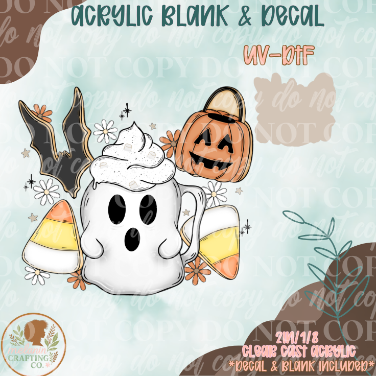 Halloween Baking UV DTF Acrylic Blank Set