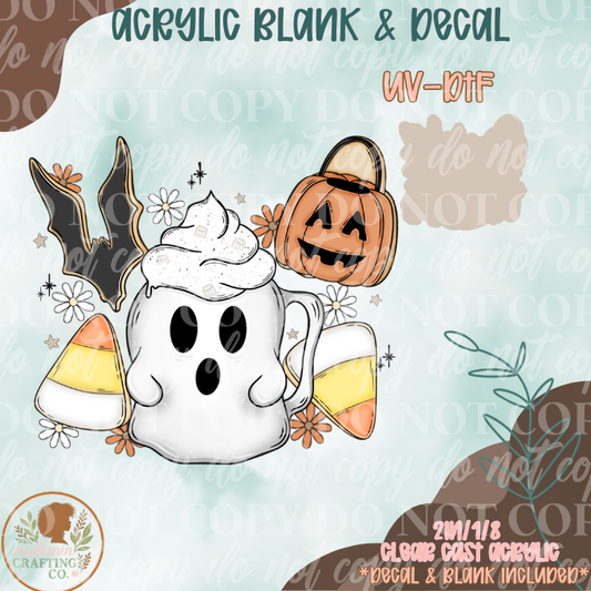 Halloween Baking UV DTF Acrylic Blank Set