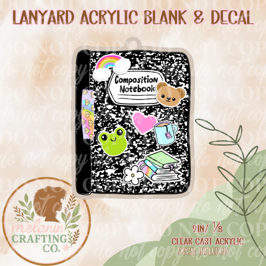 Composition Notebook Lanyard