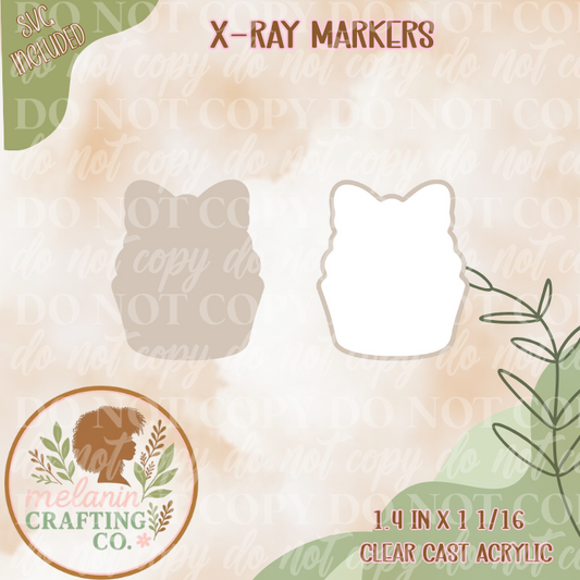 Cupcake X-Ray Markers